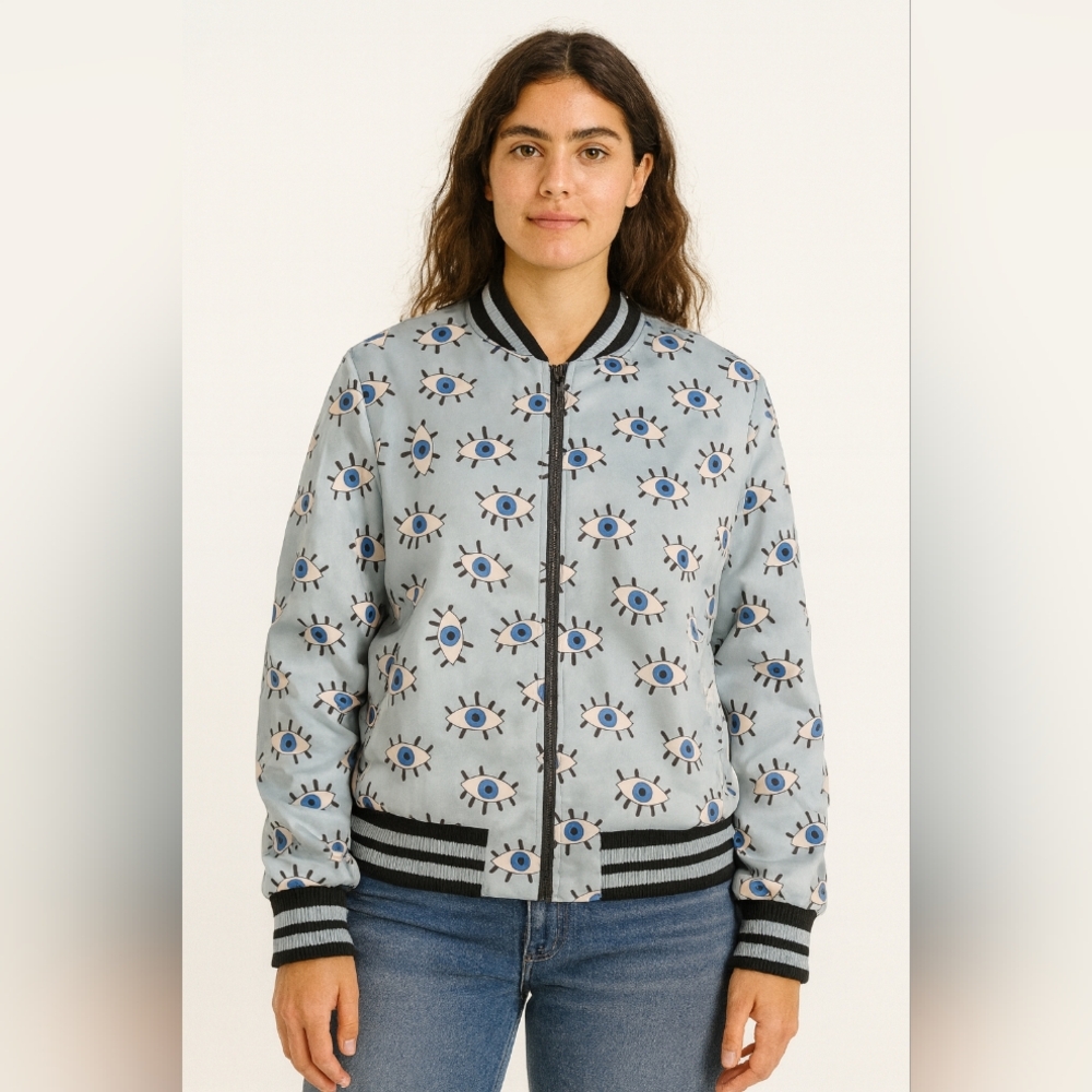 Gabby Isabella Reversible Bomber Jacket